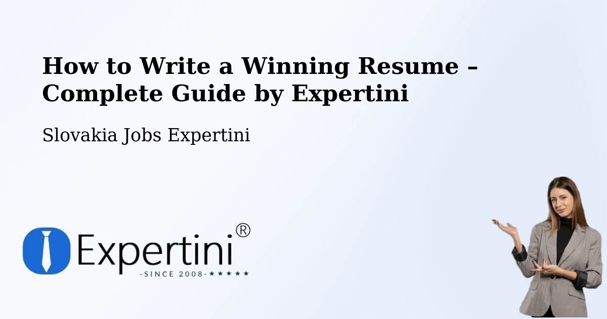 Resume Writing Guide for Job Seekers – Poltár - Poltár, Slovakia Jobs Expertini